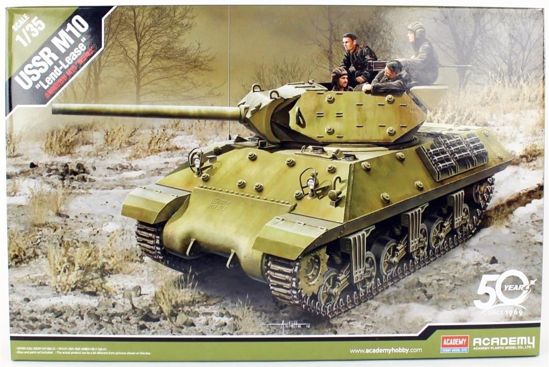 Academy 13521 1/35 Ölçek, USSR M10 (Lend-Lease) Tankı, Plastik Model Kiti