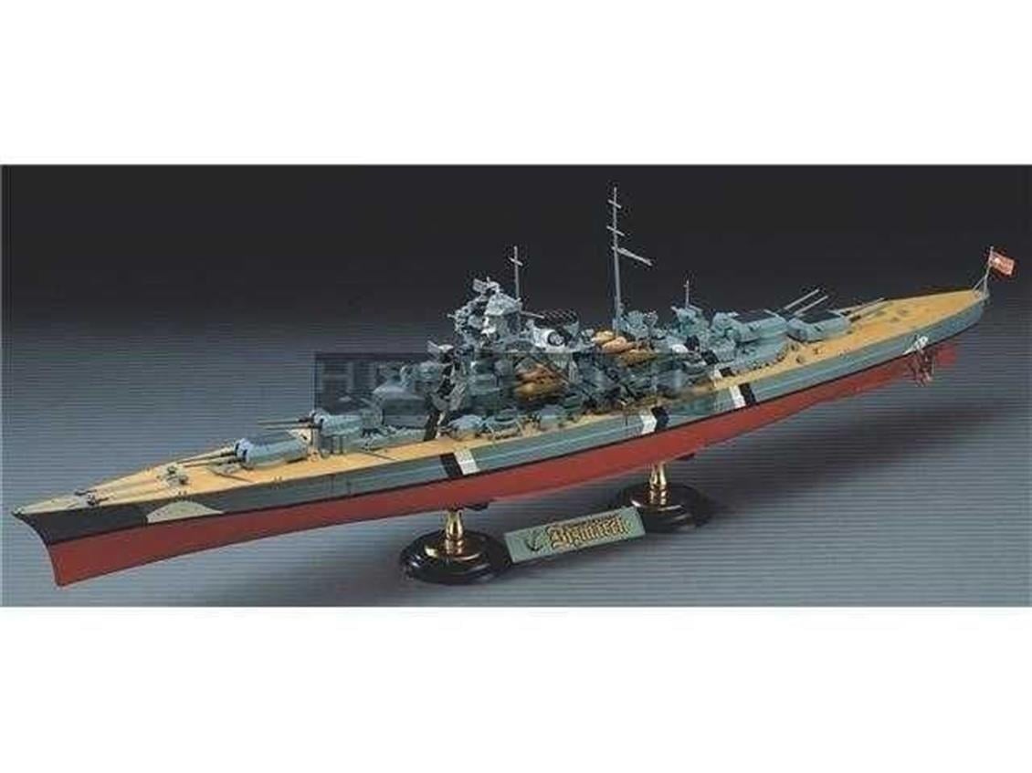 Academy 14109 1/350 Ölçek, Bismarck (1453) Savaş Gemisi, Plastik Model Kiti