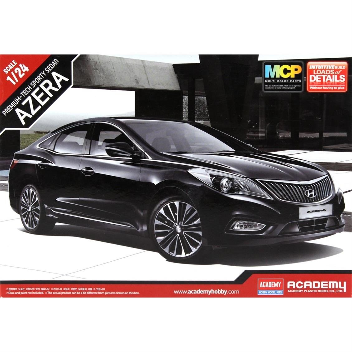 Academy 15121 1/24 Ölçek, Hyundai Grandeur HG Azera Binek Aracı, Plastik Model Kiti