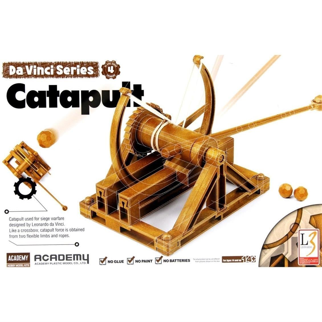 Academy 18137 Da Vinci Mancınığı, Plastik Model Kiti