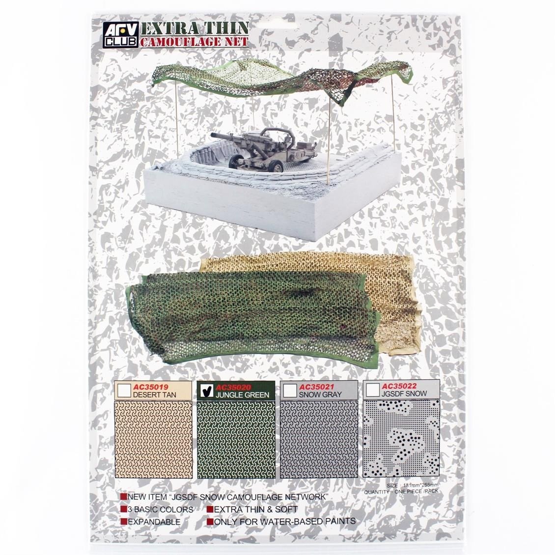 AFV Club AC35020 1/35 Ölçek, Kamuflaj Ağı ( Orman ) 181x255 mm.