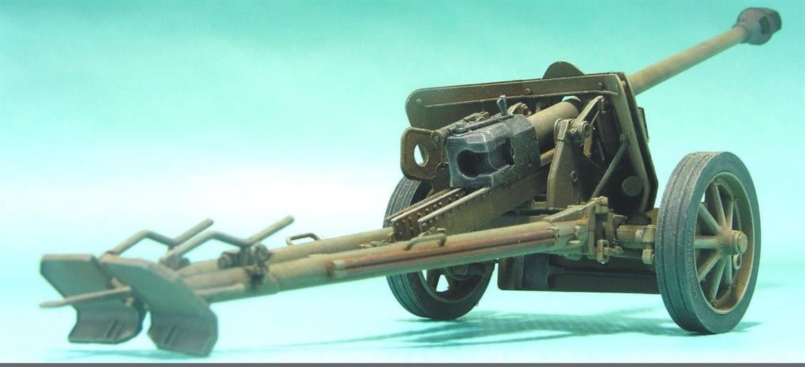 AFV Club AF35071 1/35 Ölçek, PAK40 76mm Gun Top, Plastik Model kiti