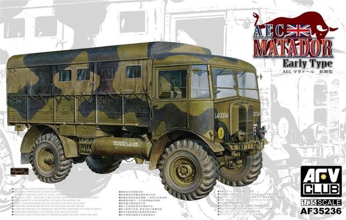 AFV Club AF35236 1/35 Ölçek, AEC Askeri Kamyon, Plastik Model kiti