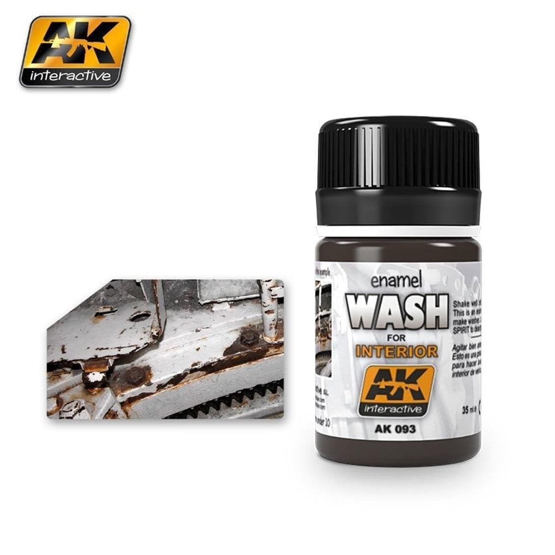AK 093 35 ml. İç Mekan Eskitme Efekti, Wash Serisi Enamel Model Boyası