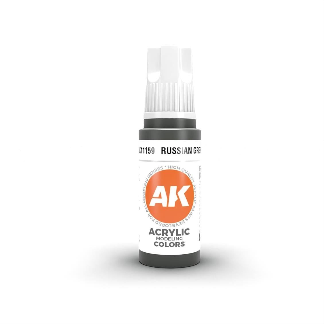 AK 11159 17 ml. Russian Green, 3GEN Akrilik Model Boyası