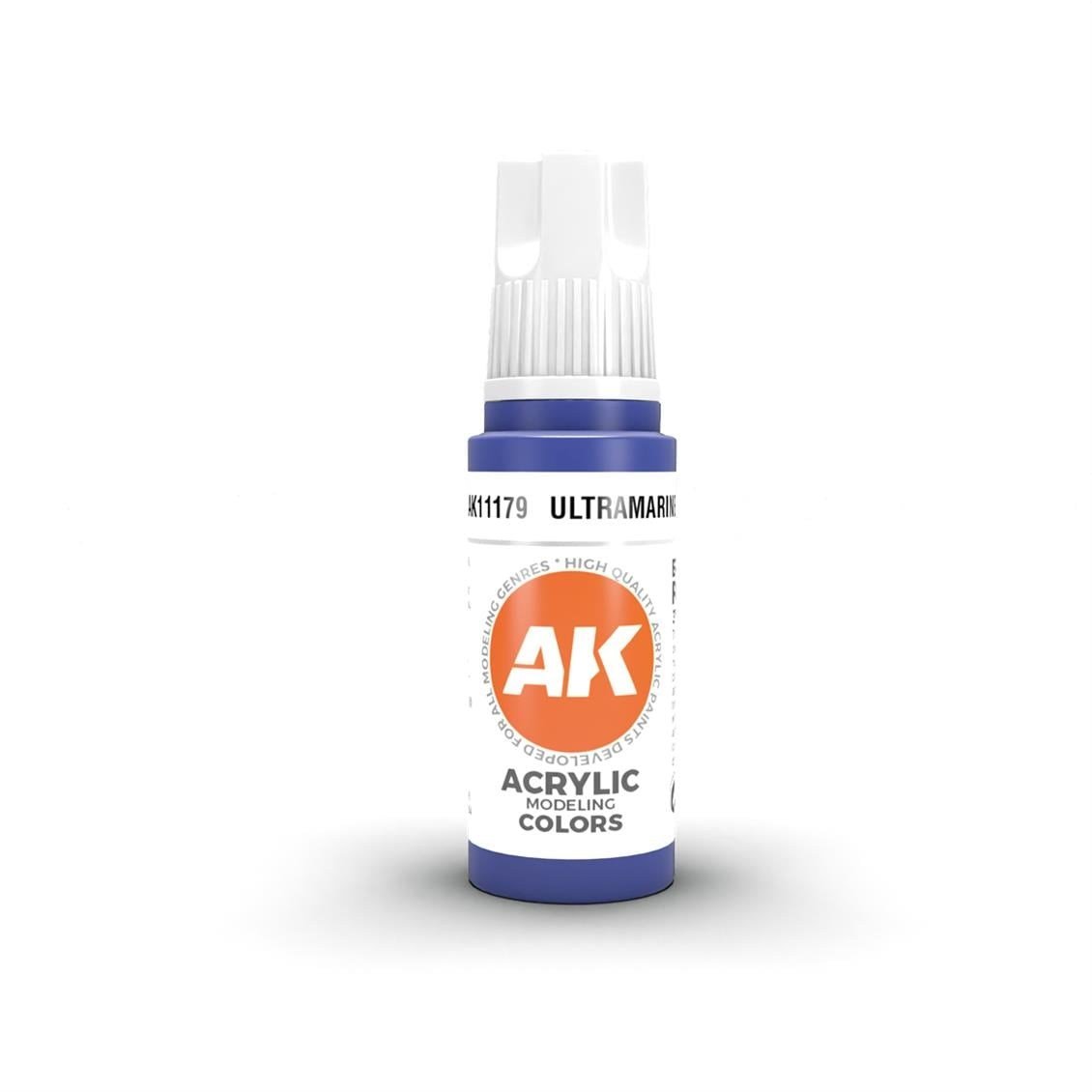AK 11179 17 ml. Ultramarine, 3GEN Akrilik Model Boyası