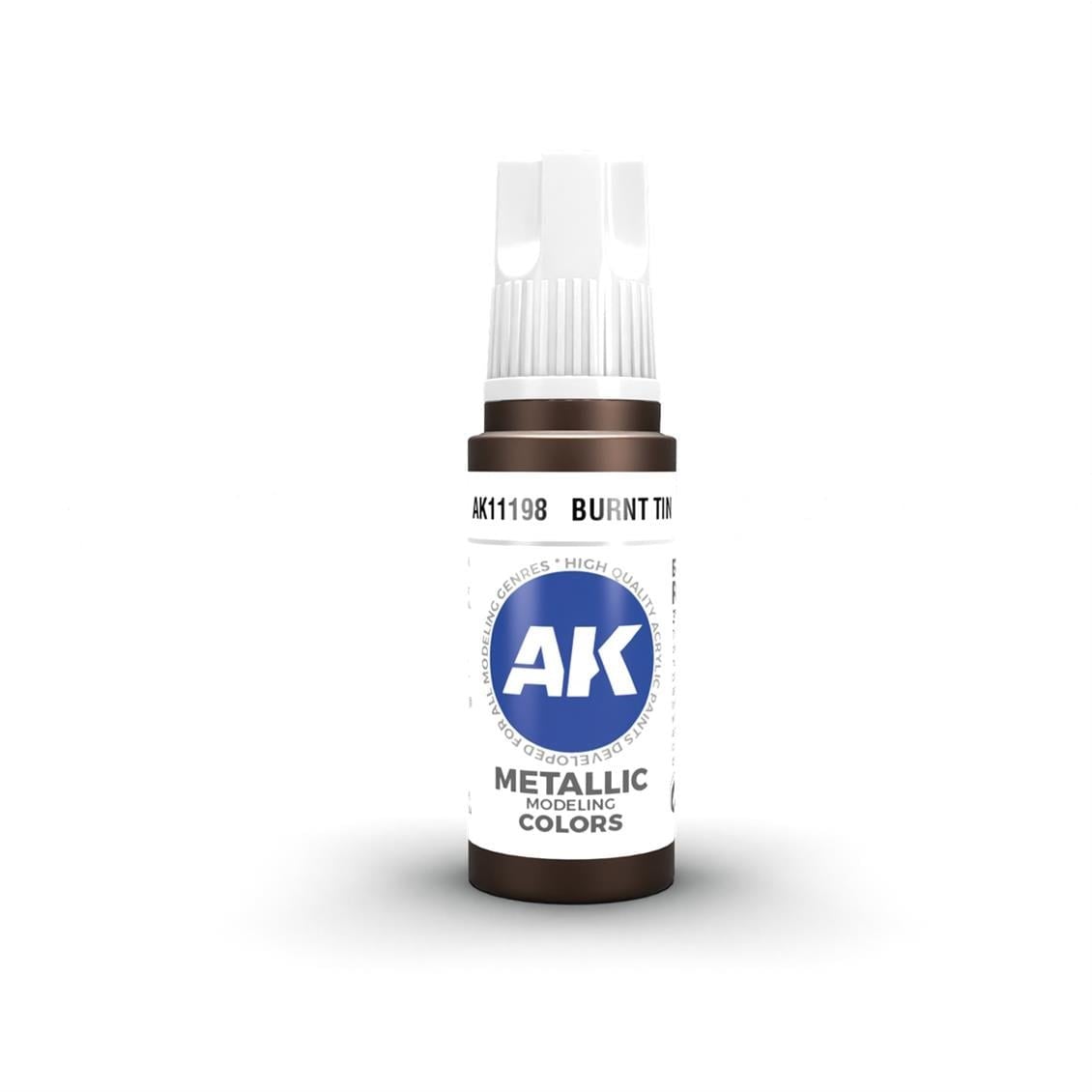 AK 11198 17 ml. Burnt Tin, 3GEN Akrilik Model Boyası