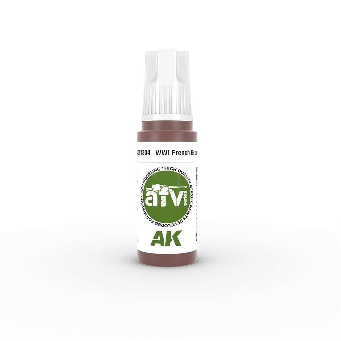 AK 11304 17 ml. WWI French Brown, AFV Serisi 3GEN Akrilik Model Boyası