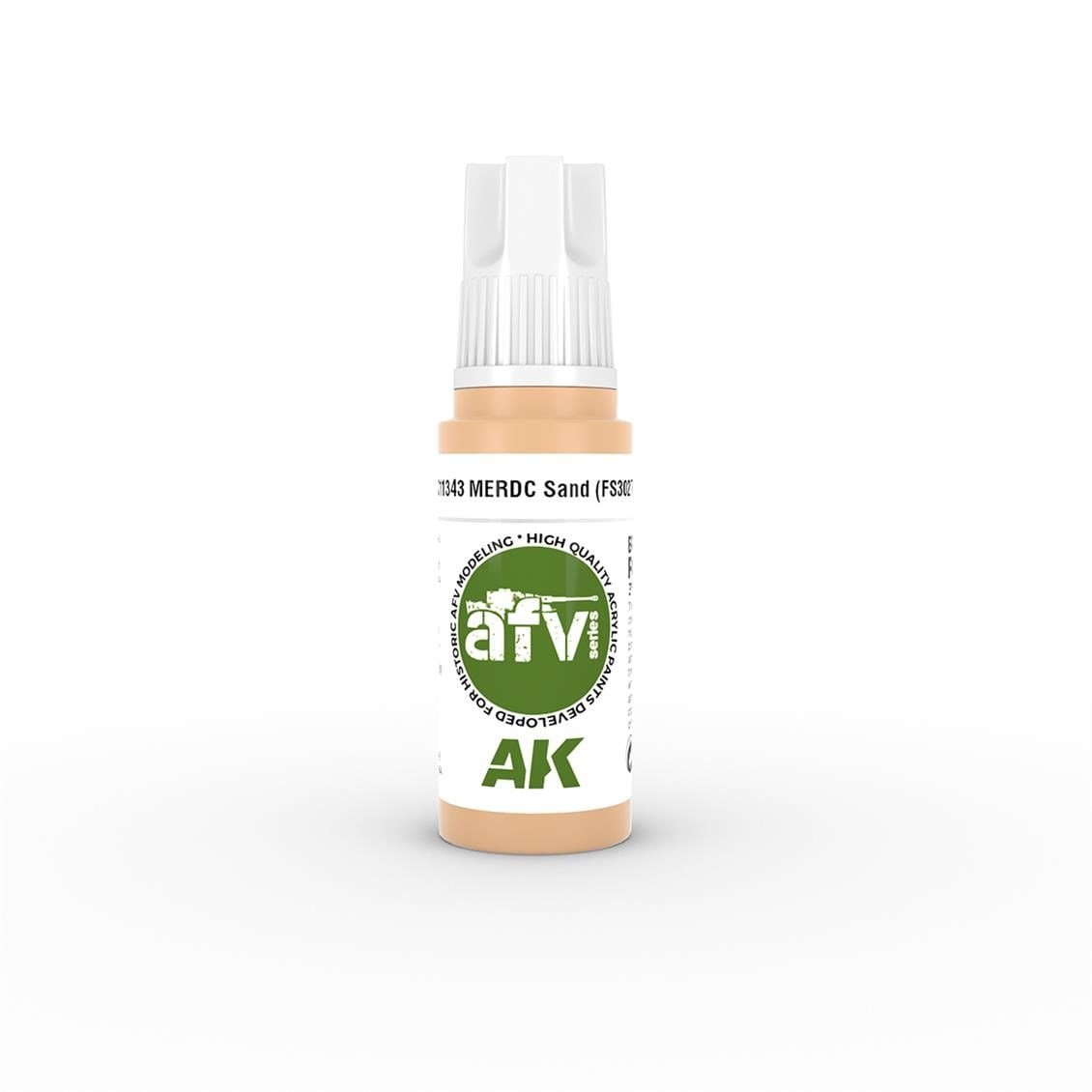 AK 11343 17 ml. MERDC Sand (FS30277), AFV Serisi 3GEN Akrilik Model Boyası