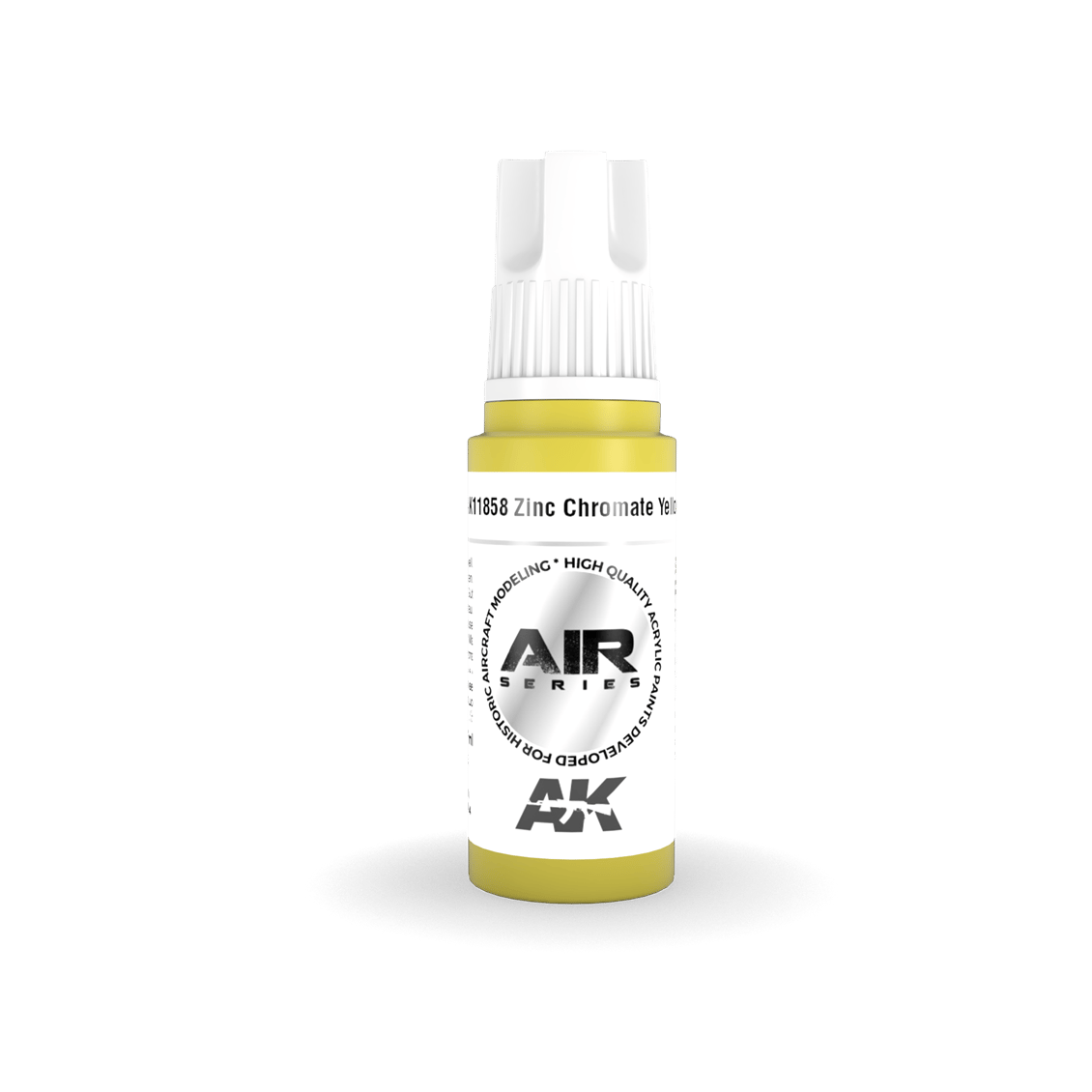 AK 11858 17 ml. Zinc Chromate Yellow, Aircraft Serisi 3GEN Akrilik Model Boyası