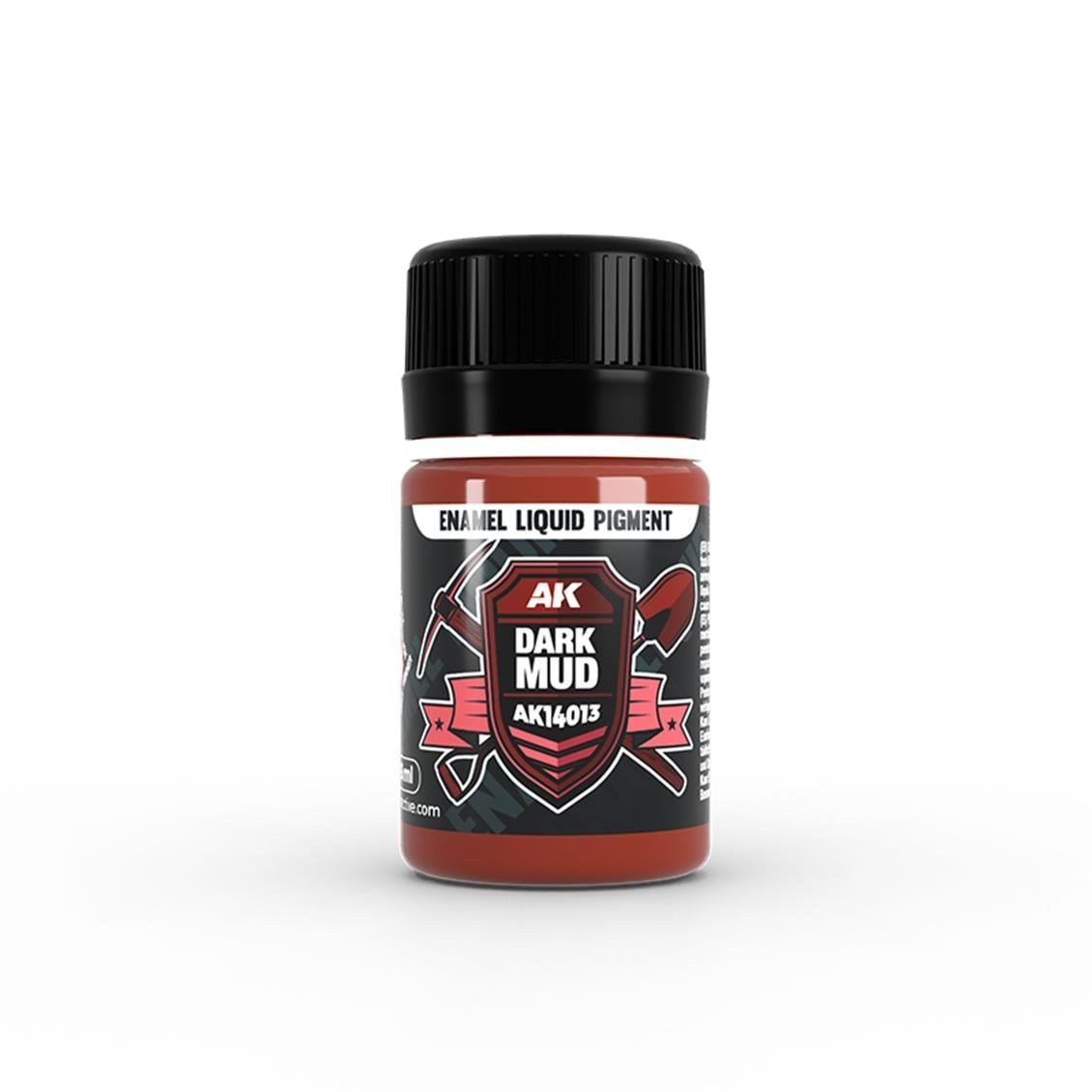 AK 14013 35 ml. Koyu Çamur, Enamel Sıvı Pigment