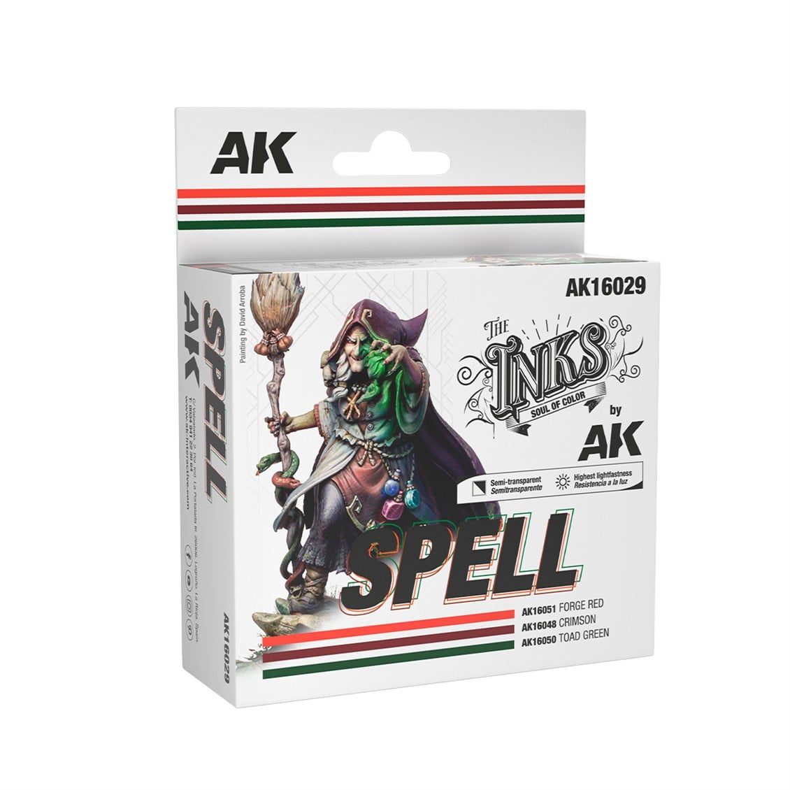AK 16029 3x30 ml. Büyülü Renkler, Akrilik Mürekkep Seti