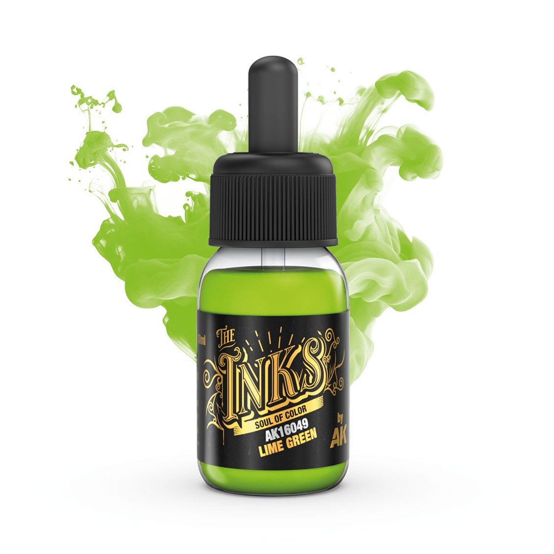 AK 16049 30 ml. Limon Yeşili, Akrilik Mürekkep