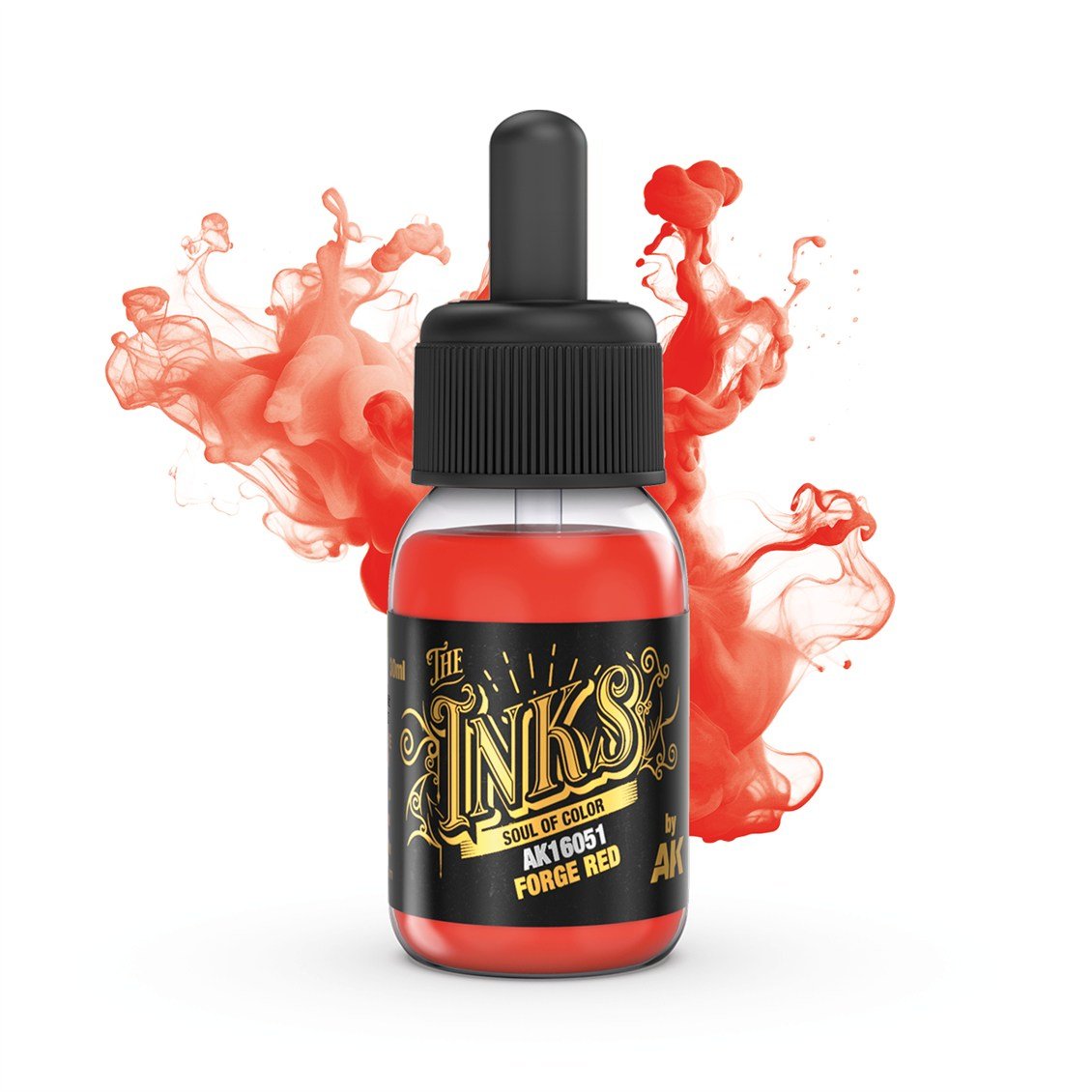 AK 16051 30 ml. Dövme Kırmızısı, Akrilik Mürekkep
