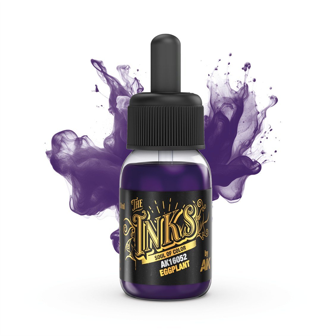 AK 16052 30 ml. Patlıcan, Akrilik Mürekkep