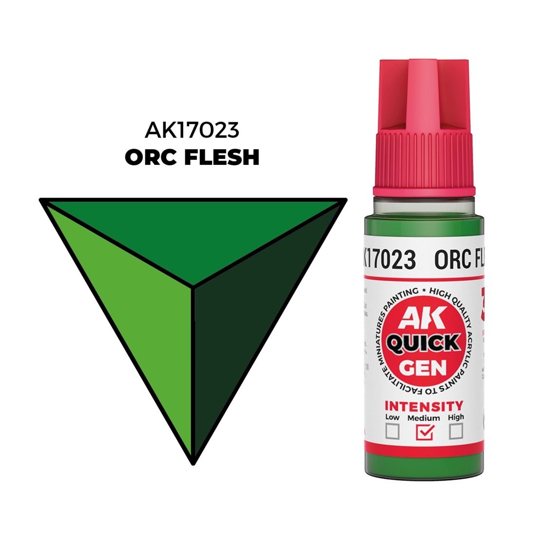 AK 17023 18 ml. Orc Flesh, QuickGen Serisi Akrilik Model Boyası