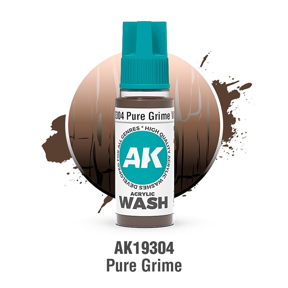 AK 19304 18 ml. Pure Grime Akrilik Wash (Yıkama Boyası)