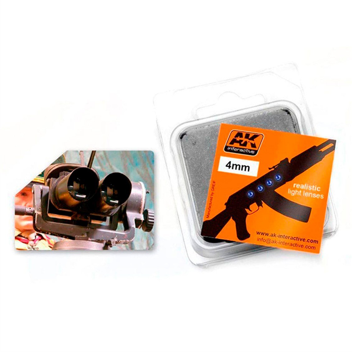 AK 227 4mm. Optik Renkli Lens