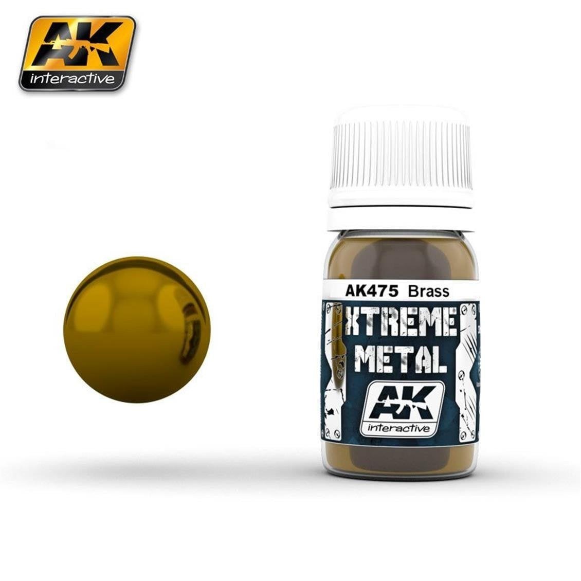AK 475 30 ml. Pirinç Rengi, Xtreme Metal Serisi Model Boyası
