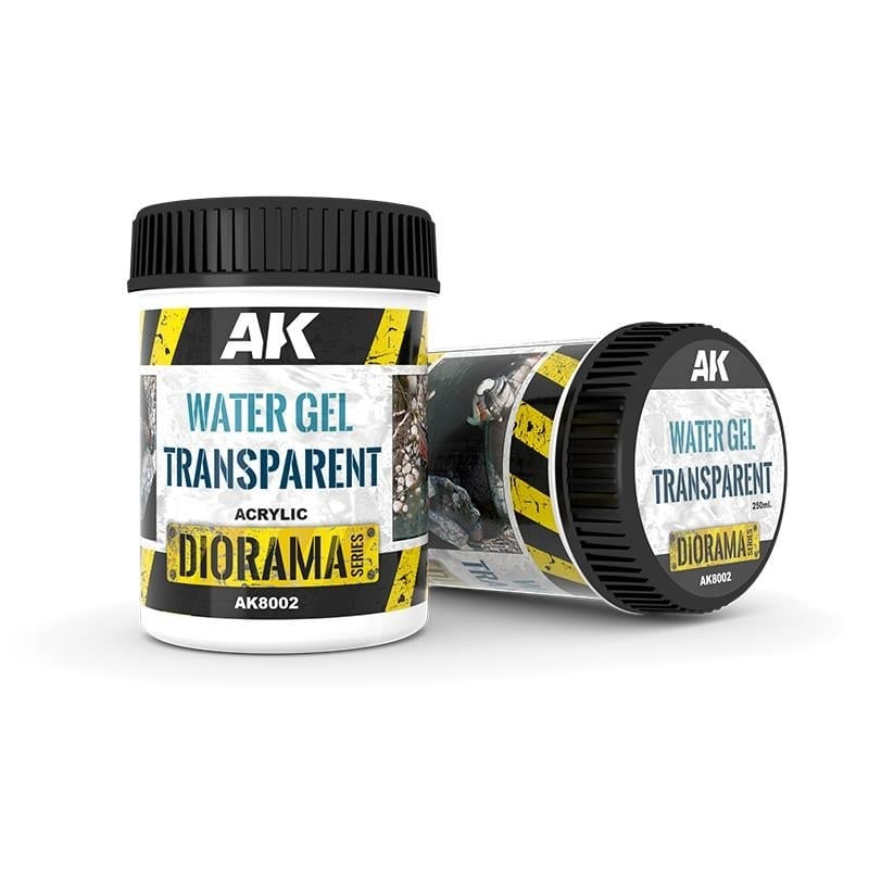 AK 8002 250 ml. Şeffaf Su Dokusu, Akrilik, Diorama Serisi Zemin Dokusu