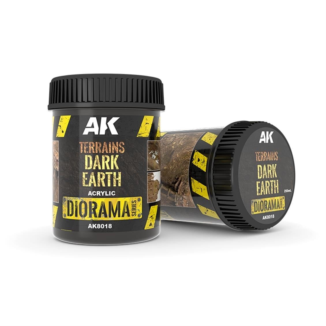 AK 8018 250 ml. Yoğun Toprak, Akrilik, Diorama Serisi Zemin Dokusu