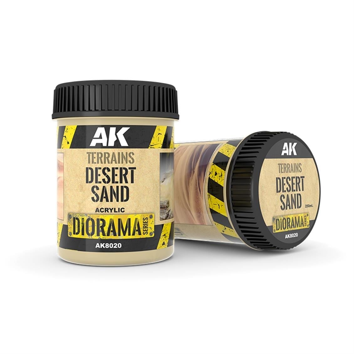 AK 8020 250 ml. Çöl Kumu, Akrilik, Diorama Serisi Zemin Dokusu