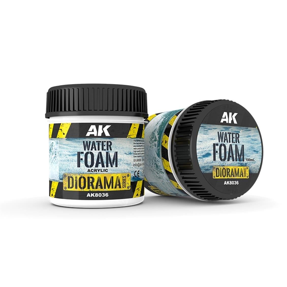 AK 8036 100 ml. Su Dalgası Köpüğü Efekti, Akrilik, Diorama Serisi Zemin Dokusu