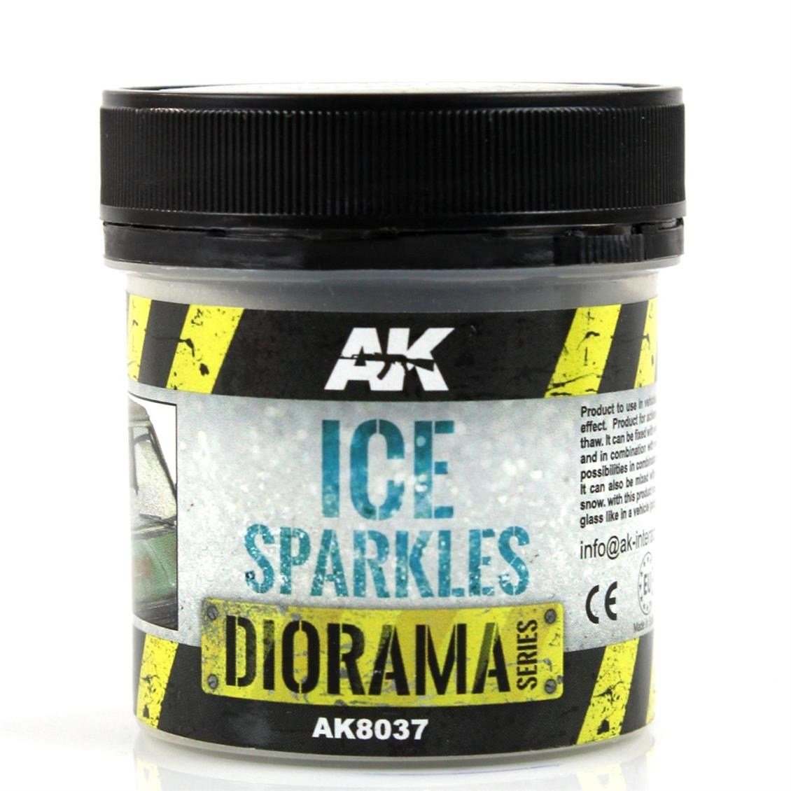 AK 8037 100 ml. Buz Efektİ, Akrilik, Diorama Serisi Zemin Dokusu