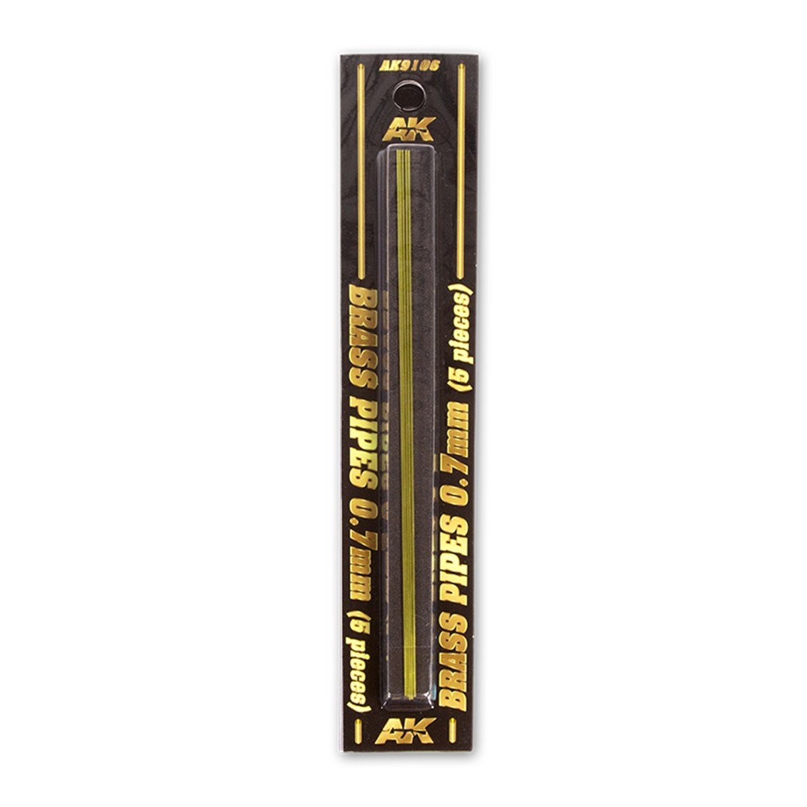 AK 9106 Prinç Boru 0,7 mm. Çap, 200 mm. Boy, 5 Adet