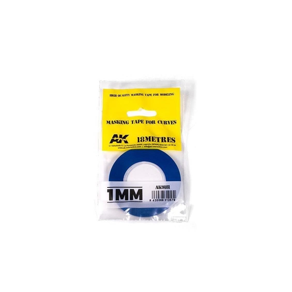 AK 9181 1mm.x18 Metre Flexible Maskeleme Bandı