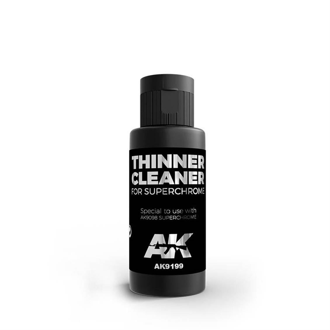AK 9199 60 ml. Süper Krom, Ayna Mürekkepi Tineri