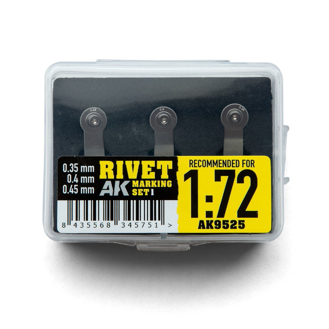 AK 9525 1/72 Ölçek, Perçin İşaretleme Seti (DISK-S-SET1)
