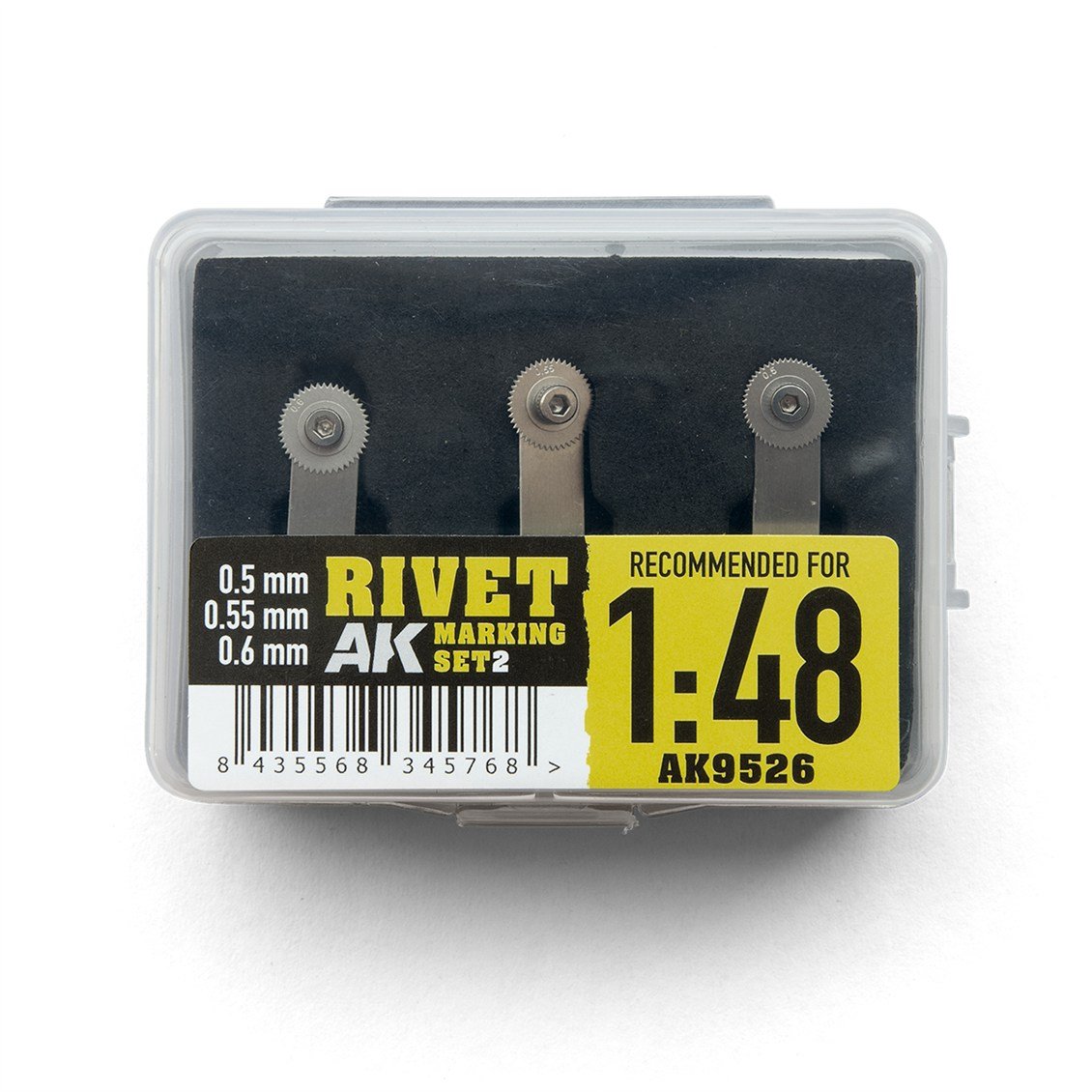 AK 9526 1/48 Ölçek, Perçin İşaretleme Seti (DISK-S-SET2)