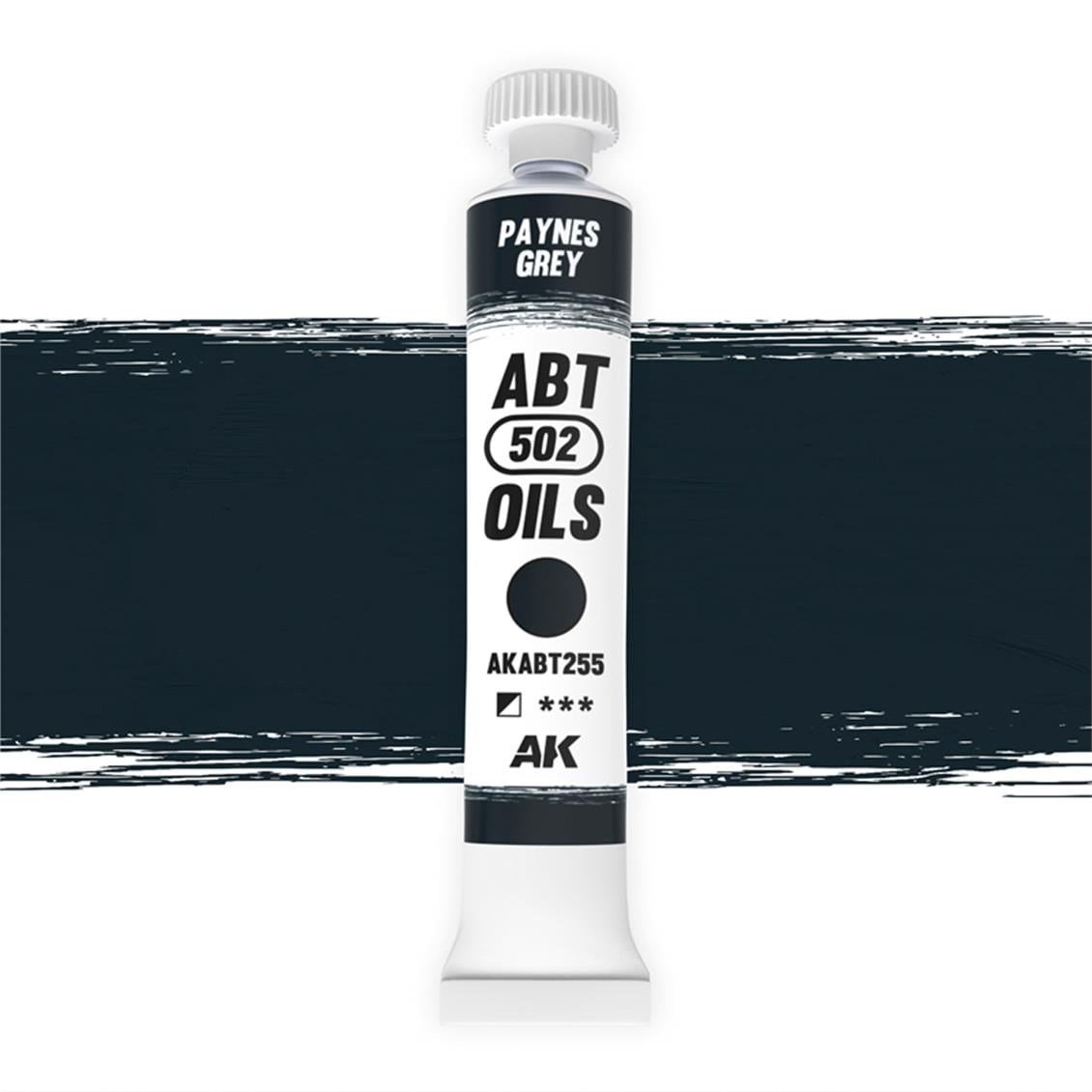 AK ABT255 20 ml. Yağlı Boya, Paynes grey