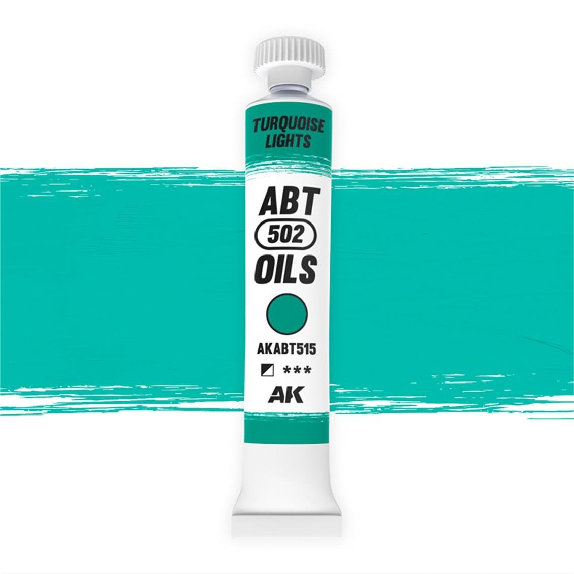 AK ABT515 20 ml. Yağlı Boya, Turquoise lights