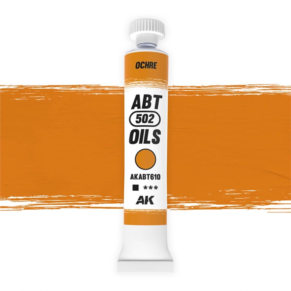 AK ABT610 20 ml. Yağlı Boya, Ochre