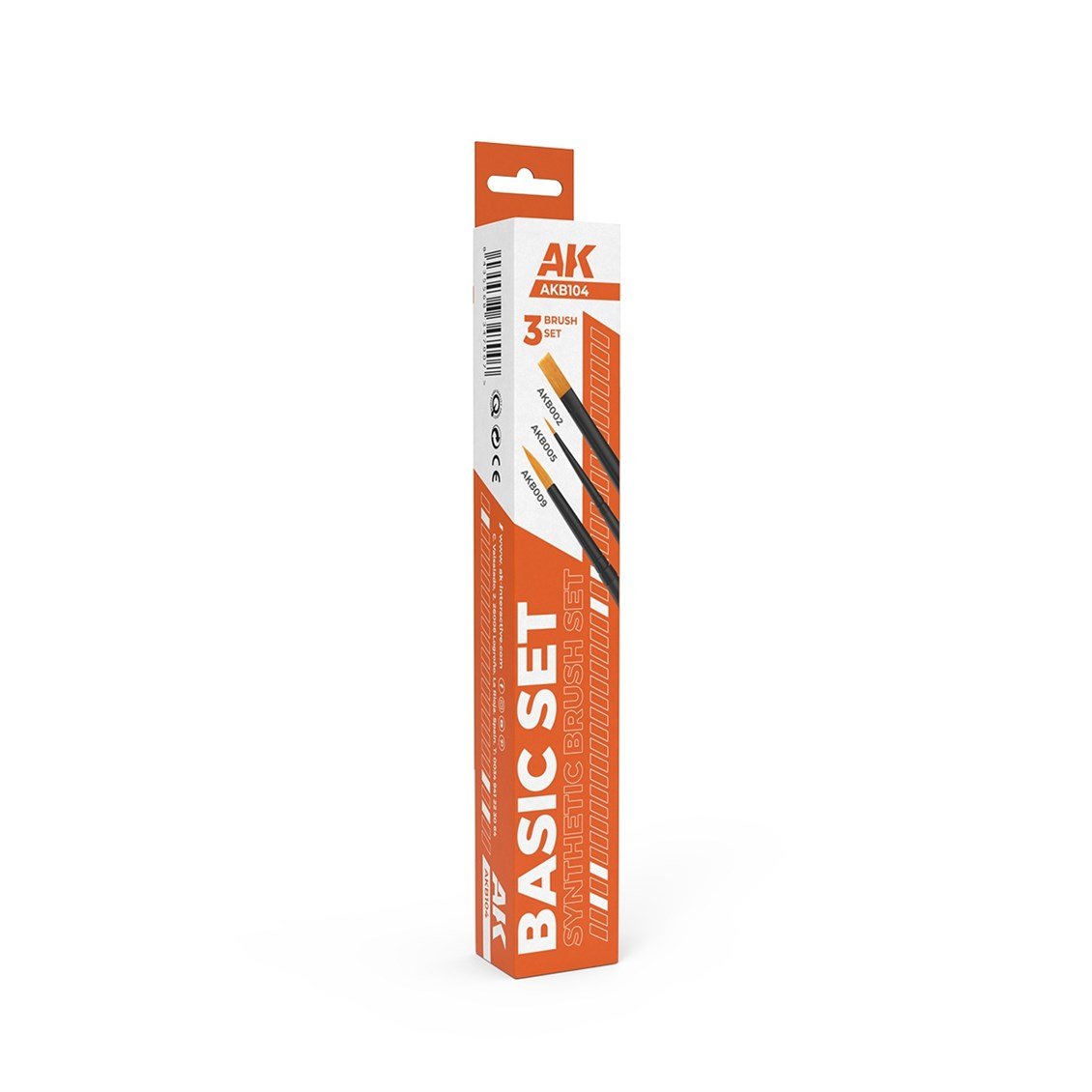 AK B104 Dry Brush Fırça Seti, 4 Adet
