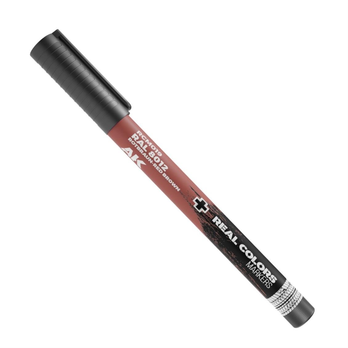 AK RCM019 Marker Kalemi, RAL 8012 Rotbraun-Red Brown
