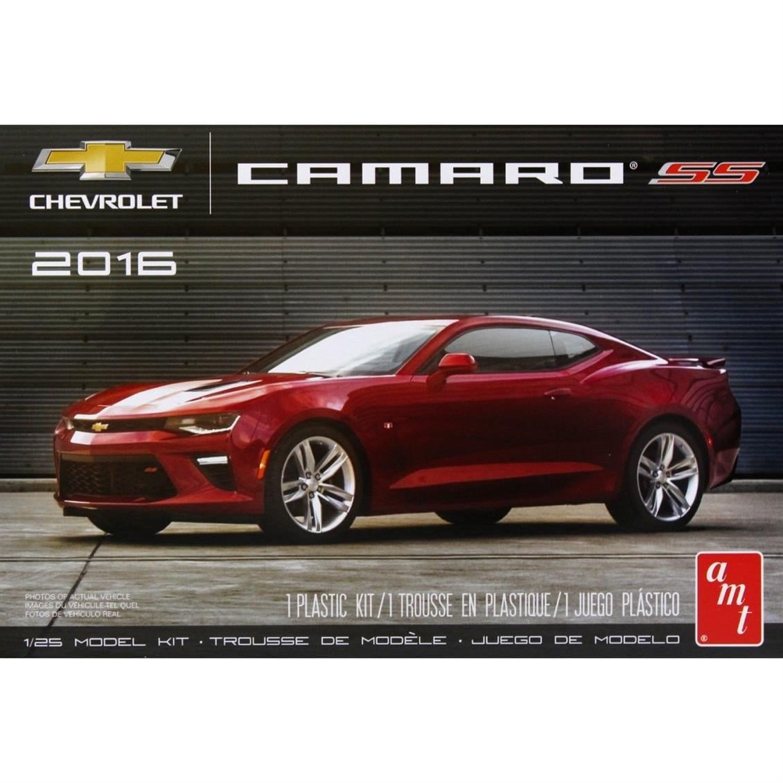 AMT 978M 1/25 Ölçek, 2016 Chevy Camaro SS Araba, Plastik Model kiti