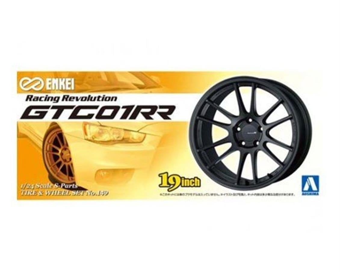 Aoshima 00904 1/24 Ölçek, Enkei Gtc01Rr, Plastik Model kiti