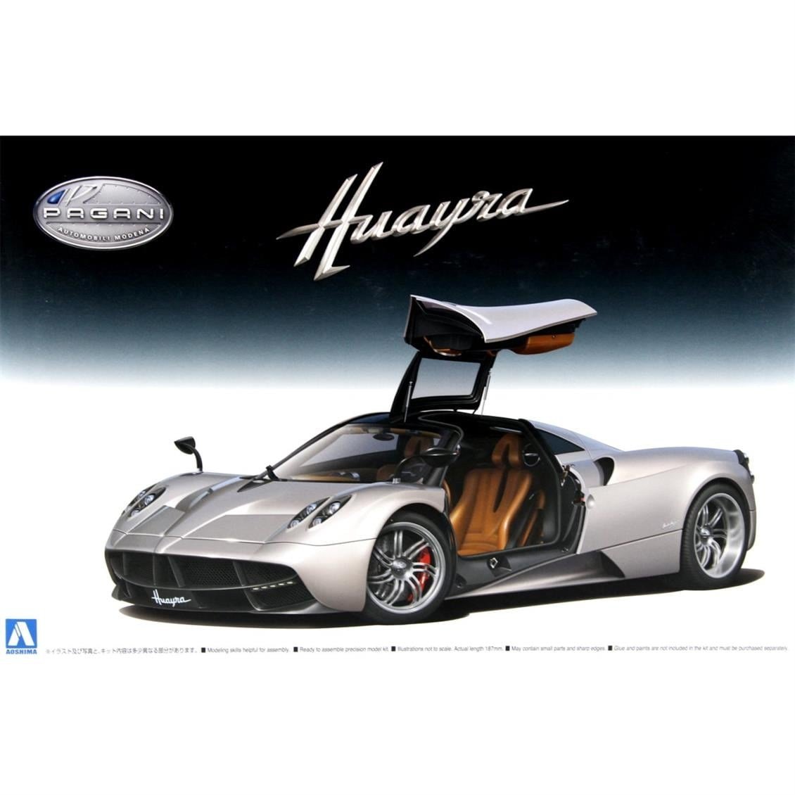 Aoshima 01090 1/24 Ölçek, Pagani Huayra, Plastik Model kiti