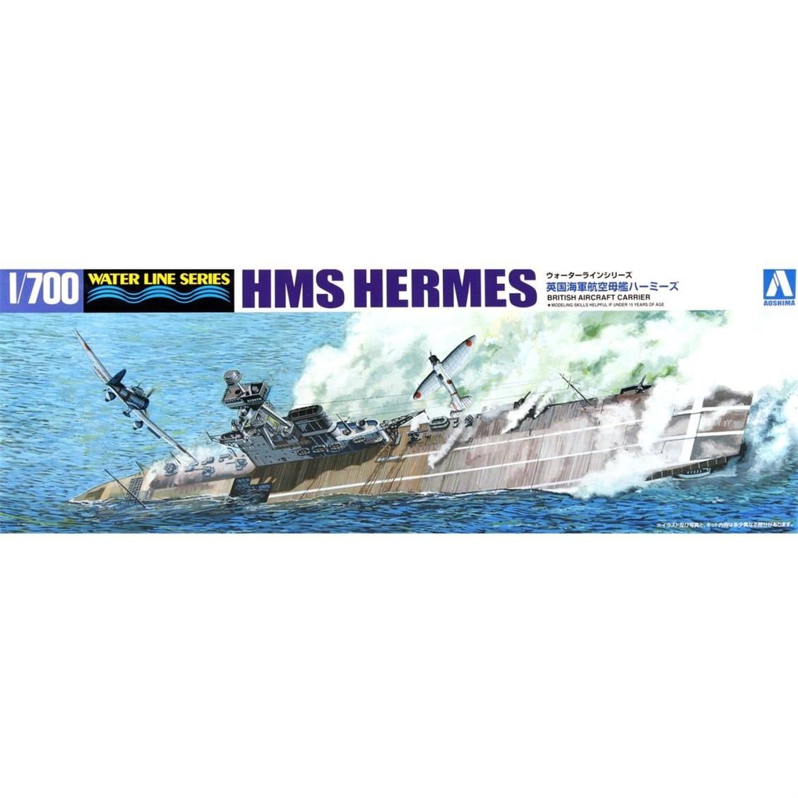 Aoshima 05100 1/700 Ölçek, Limited British Aircraft Carrier Hms, Plastik Model kiti