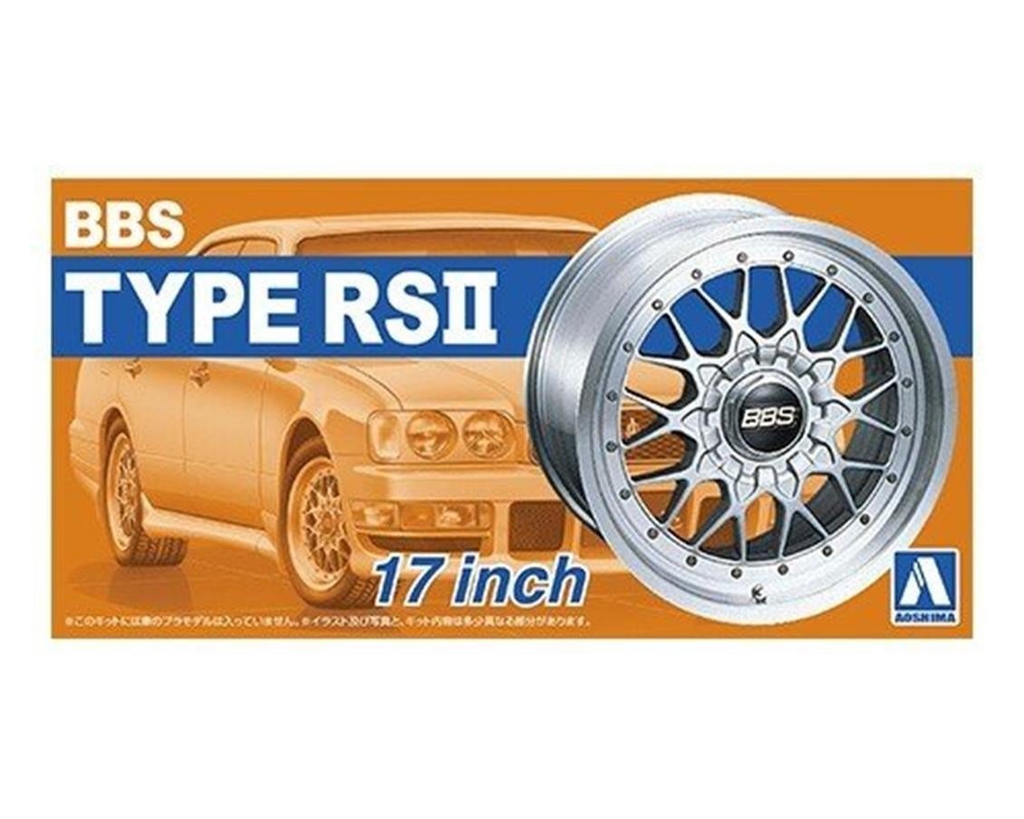 Aoshima 05241 1/24 Ölçek, Bbs Rsii 17İnch, Plastik Model kiti