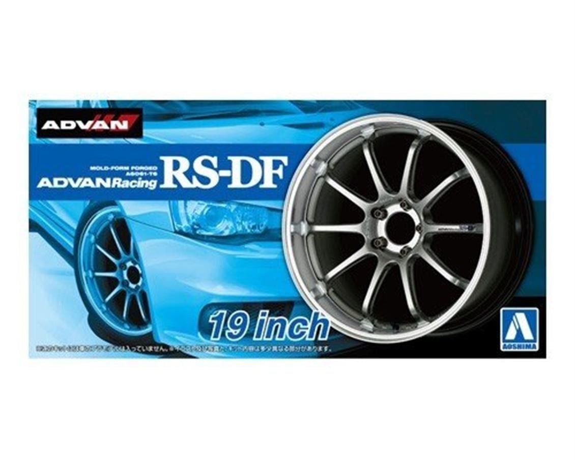 Aoshima 05328 1/24 Ölçek,  Advan Racing Rs-Df 19İnch, Plastik Model kiti