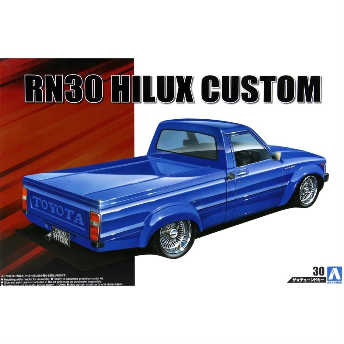 Aoshima 05361 1/24 Ölçek, Rn30 Hilux Custom 78 Toyota, Plastik Model kiti
