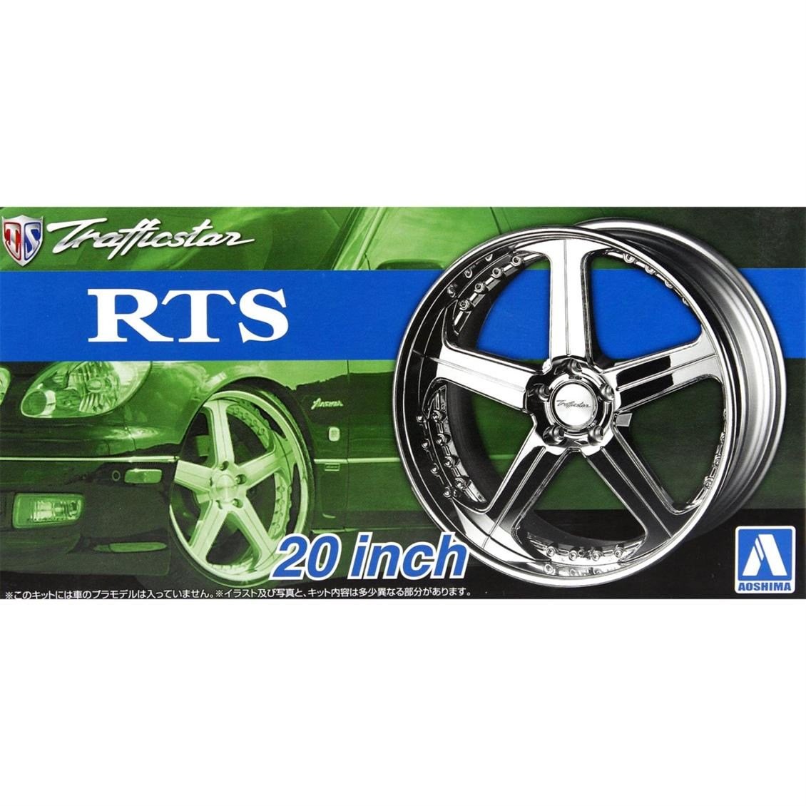 Aoshima 05370 1/24 Ölçek, Trafficstar Rts 20İnch, Plastik Model kiti