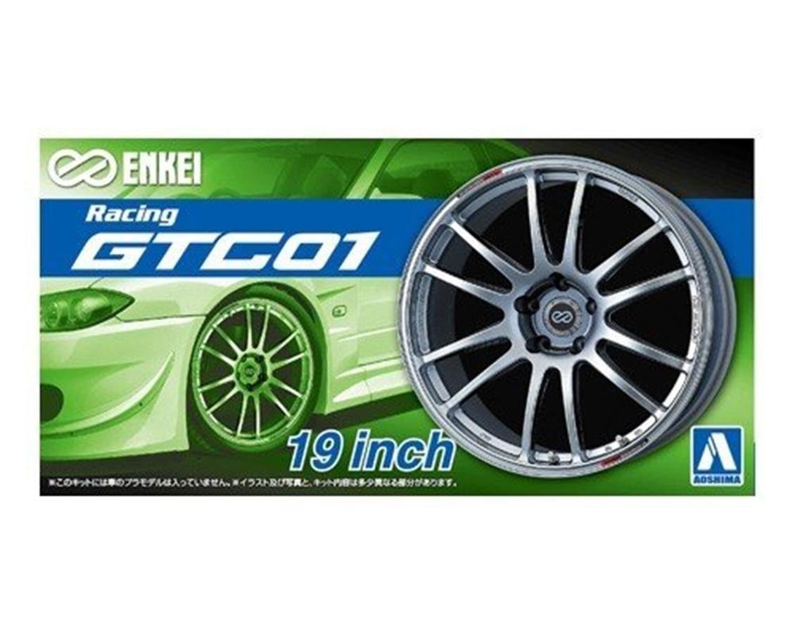 Aoshima 05380 1/24 Ölçek, Enkei Gtc 01 19İnch, Plastik Model kiti