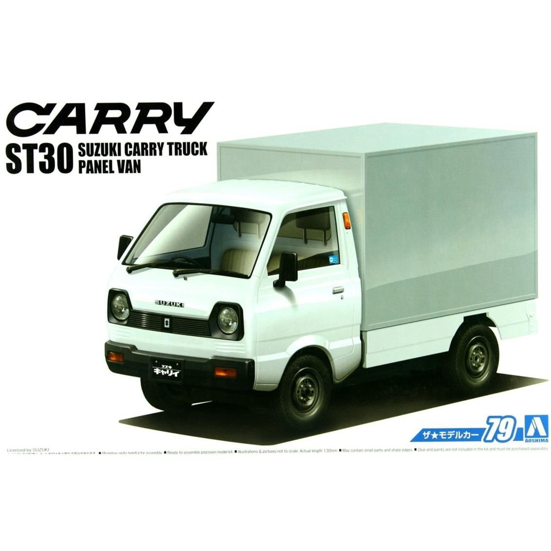 Aoshima 05588 1/24 Ölçek, Suzuki St30 Carry Panel Van '79, Plastik Model kiti