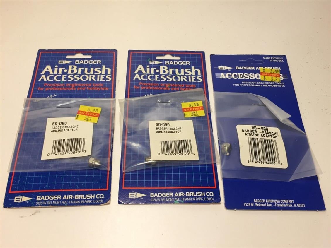 Badger 50-090 Airbrush Hortum Adaptörü, Giriş Badger,Çıkış Paasche