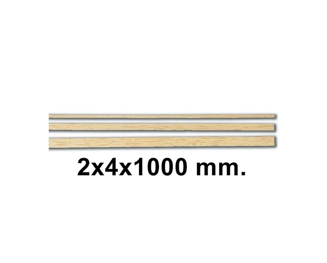Constructo 80105 Ahşap Çıta- IVory Ayous-2X4X1000 Mm.-10 Adet